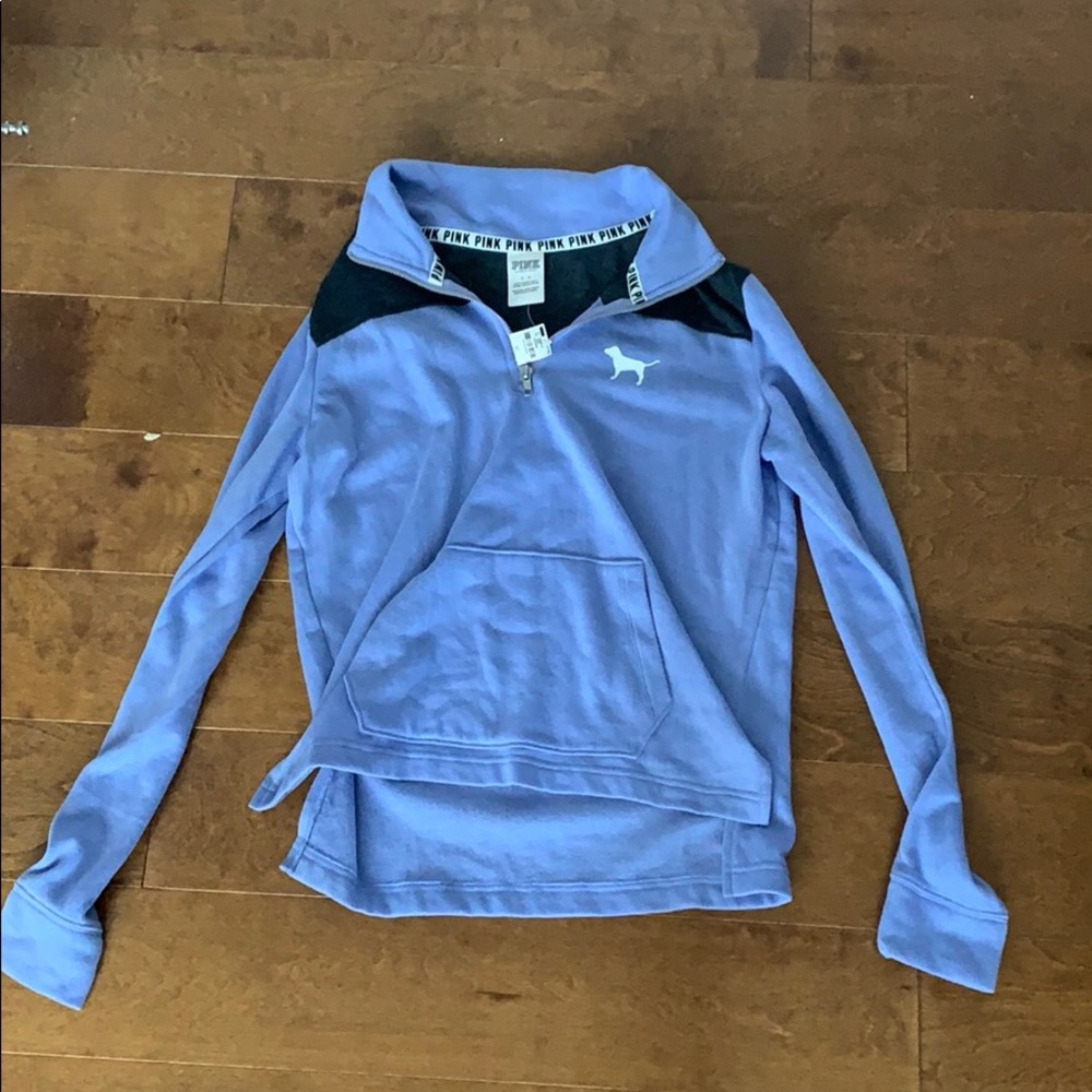 Purple quarter-zip size small PINK